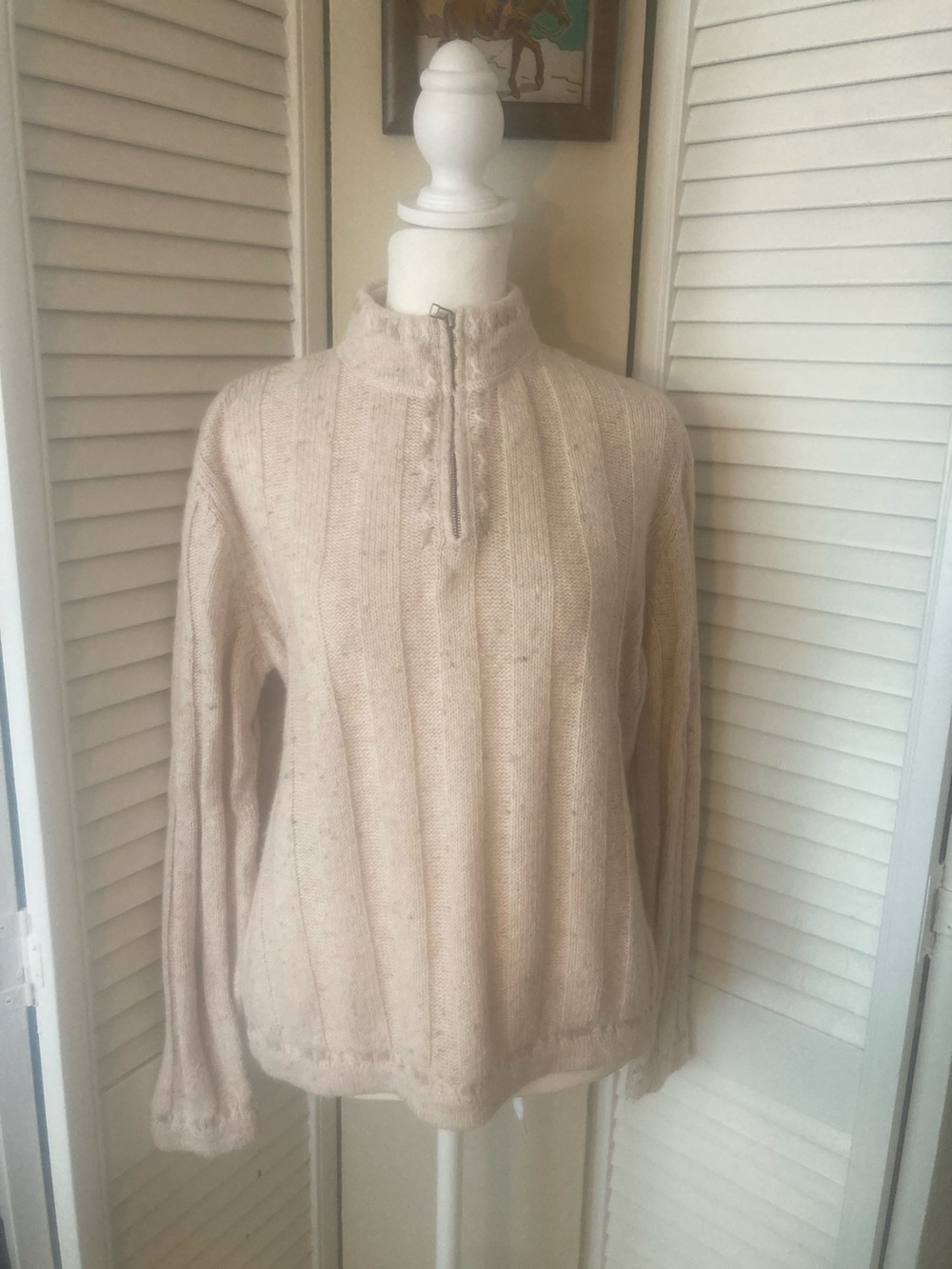Women’s Woolrich Quarter Zip Sweater M